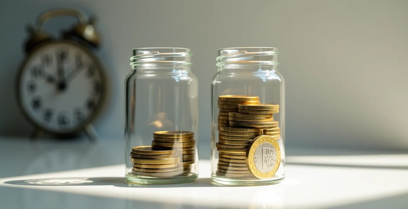 Graphique comparatif du coût total de possession entre PAC A++ et A+++ sur 15 ans