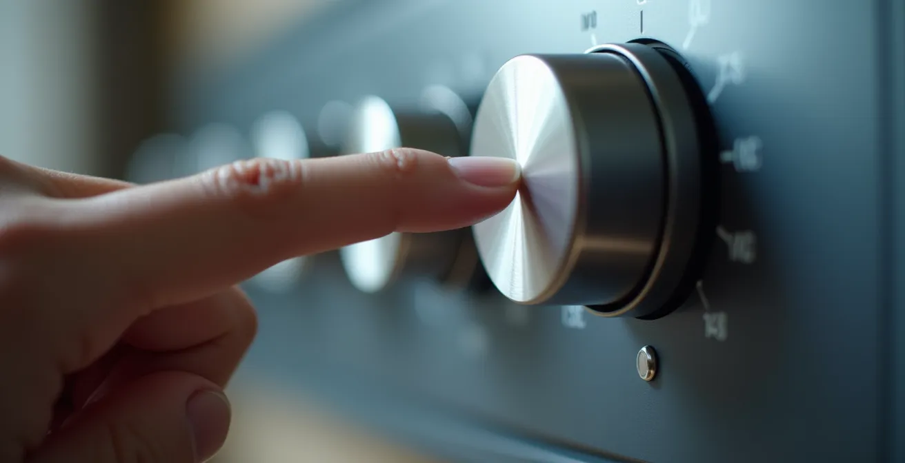 Interface de régulation d'une pompe à chaleur montrant l'optimisation de la loi d'eau