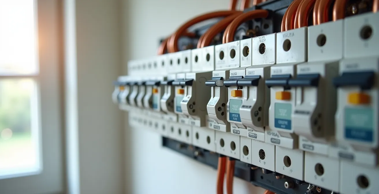 Installation d'un parafoudre sur tableau électrique pour protection de pompe à chaleur dans maison française